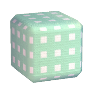 Aquamarine Gingham print