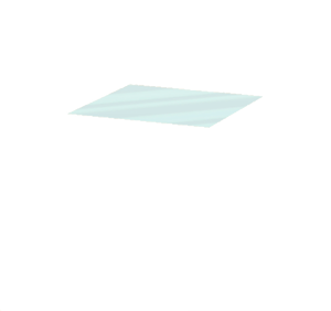 None Glass pane (horizontal)