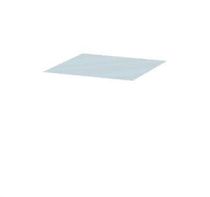 Blue Glass pane (horizontal)