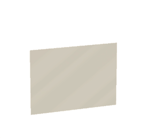 Beige Glass pane (sloped)