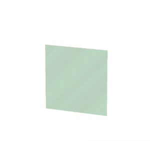 Aquamarine Glass pane