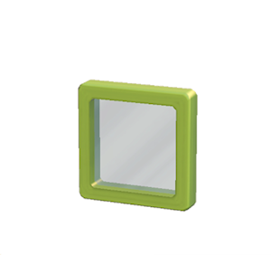 Lime Glass window