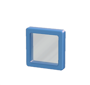 Blue Glass window