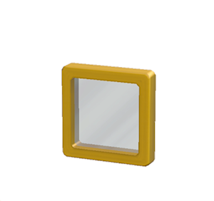 Yellow Glass window