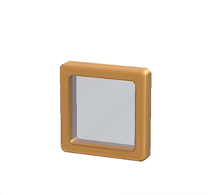 Cyan Glass window