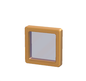 Navy Glass window