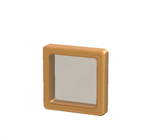 Black Glass window