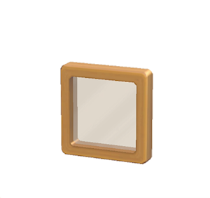 White Glass window