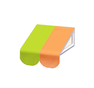 Lime Glossy awning