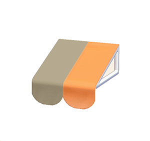 Beige Glossy awning