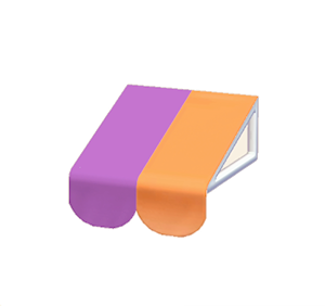 Purple Glossy awning