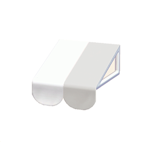 White Glossy awning