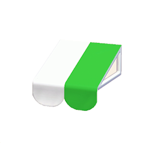 Green Glossy awning