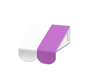 Purple Glossy awning