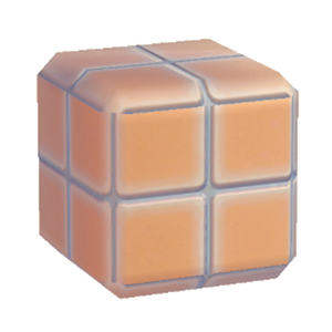 Orange Glossy tiling