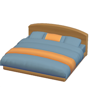 Cyan Guest-room bed
