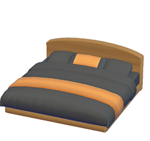 Black Guest-room bed