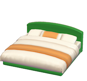 Green Guest-room bed