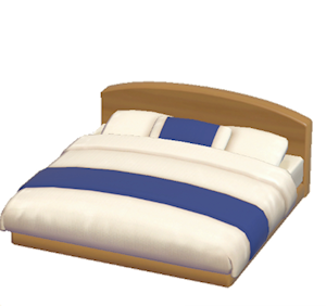 Navy Guest-room bed