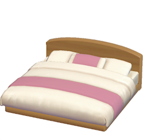 Pink Guest-room bed