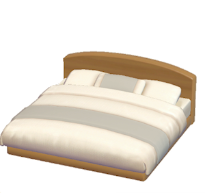 White Guest-room bed