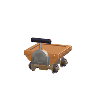 Brown Handcar