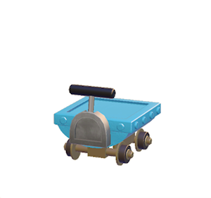 Blue Handcar