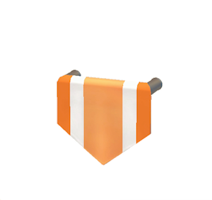 Orange Hanging banner
