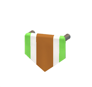 Brown Hanging banner