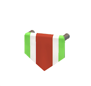 Red Hanging banner
