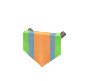 Gray Hanging banner