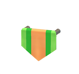 Green Hanging banner