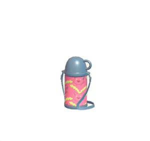 Gray Hoppip water bottle