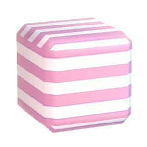Rose Horizontal-stripe print