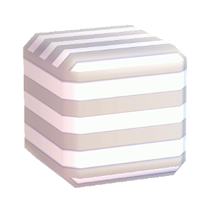 White Horizontal-stripe print