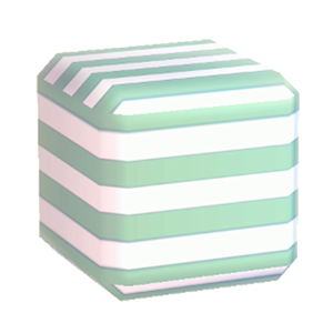 Aquamarine Horizontal-stripe print