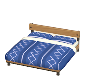 Navy Industrial bed