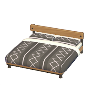 Black Industrial bed