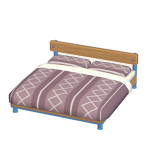 Blue Industrial bed