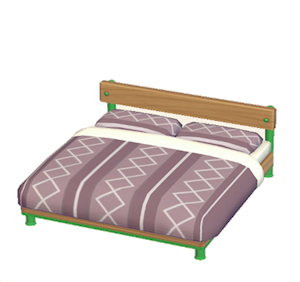 Green Industrial bed