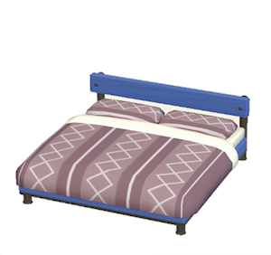 Navy Industrial bed