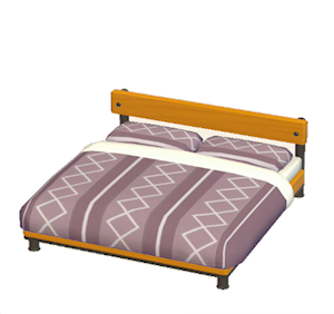 Orange Industrial bed