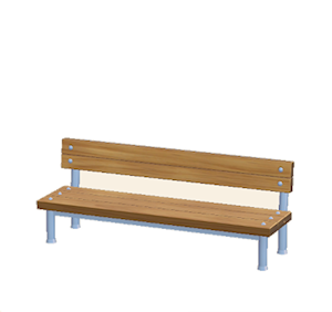 Cyan Industrial bench