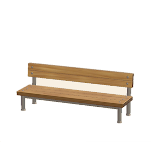 Black Industrial bench