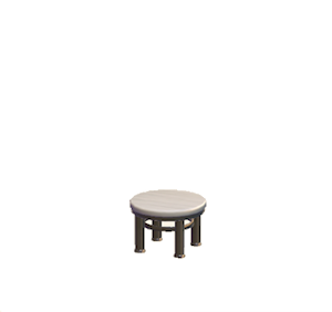 White Industrial chair