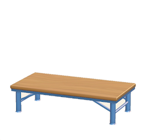 Blue Industrial desk
