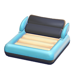 Black Inflatable boat