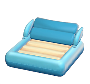 Blue Inflatable boat