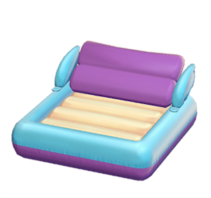 Purple Inflatable boat