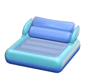 Cyan Inflatable boat